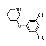 CAS 登录号：946681-15-8， 3-(3,5-二甲基苯氧基)哌啶