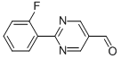 CAS#: 946707-17-1, 2-(2-Fluorophenyl)-5-Pyrimidinecarboxaldehyde