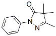CAS#: 947-82-0, 2,4-Dihydro-4,4,5-trimethyl-2-phenyl-3H-pyrazol-3-one