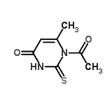 CAS#: 947023-03-2, 1-Acetyl-6-methyl-2-thioxo-2,3-dihydro-4(1H)-pyrimidinone