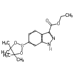 CAS#: 947191-20-0, Ethyl 6-(4,4,5,5-tetramethyl-1,3,2-dioxaborolan-2-yl)-1H-indazole-3-carboxylate