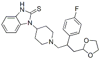 CAS#: 94732-98-6, 1-[1-[3-[2-(4-Fluorophenyl)-1,3-Dioxolan-2-Yl]Propyl]-4-Piperidinyl]-1,3-Dihydro-2H-Benzimidazole-2-Thione