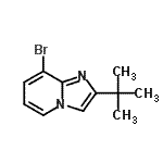 CAS#: 947533-68-8, 8-Bromo-2-(2-methyl-2-propanyl)imidazo[1,2-a]pyridine