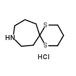 CAS#: 947534-15-8, 1,5-Dithia-9-azaspiro[5.6]dodecane hydrochloride (1:1)