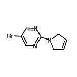 CAS#: 947534-34-1, 5-Bromo-2-(2,5-dihydro-1H-pyrrol-1-yl)pyrimidine