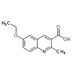 CAS#: 948289-62-1, 6-Ethoxy-2-methyl-3-quinolinecarboxylic acid