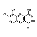 CAS#: 948290-40-2, 7-Chloro-8-methyl-2,3-quinolinedicarboxylic acid