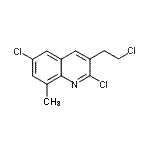 CAS#: 948291-86-9, 2,6-Dichloro-3-(2-chloroethyl)-8-methylquinoline