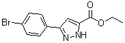 CAS#: 948292-48-6, Ethyl 3-(4-bromophenyl)-1H-pyrazole-5-carboxylate