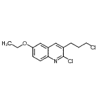 CAS#: 948294-63-1, 2-Chloro-3-(3-chloropropyl)-6-ethoxyquinoline