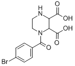 CAS 登录号：94856-92-5， 1-(4-溴苯甲酰基)哌嗪-2,3-二羧酸