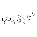 CAS#: 948995-62-8, 1-[(4-{3,5-Dimethyl-4-[(4-nitrobenzyl)oxy]phenyl}-4-oxobutanoyl)oxy]-2,5-pyrrolidinedione