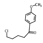 CAS#: 949-06-4, 5-Chloro-1-(4-methoxyphenyl)-1-pentanone