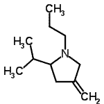 CAS#: 94956-96-4, 2-Isopropyl-4-methylene-1-propylpyrrolidine