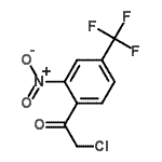 CAS 登录号：949898-81-1， 2-氯-1-[2-硝基-4-(三氟甲基)苯基]乙酮