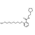 CAS 登录号：95001-09-5， 2-(4-丁氧基丁氧基)-N-[2-(1-吡咯烷基)乙基]苯甲酰胺
