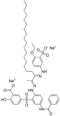 CAS#: 95008-86-9, Sodium 5-[[5-(Benzoylamino)-2-[[2-[(4-Ethoxy-3-Sulphophenyl)Hydrazono]-1-Methylnonadecylidene]Hydrazino]Phenyl]Sulphonyl]Salicylate