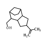CAS 登录号：95008-96-1， 十氢-2-异丙烯基-4,7-甲桥薁-8-甲醇