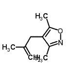CAS#: 95113-52-3, 3,5-Dimethyl-4-(2-methyl-2-propen-1-yl)-1,2-oxazole