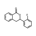 CAS 登录号：95217-42-8， 3-(2-氟苯基)-3,4-二氢-1H-异苯并吡喃-1-酮