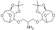 CAS 登录号：95245-29-7， 1-{[(1R,2S,6R)-4,4-二甲基-3,5,10,11-四氧杂三环[6.2.1.0<sup>2,6</sup>]十一烷-7-基]氧基}-3-{[(1S,2R,6S)-4,4-二甲基-3,5,10,11-四氧杂三环[6.2.1.0<sup>2,6</sup>]十一烷-7-基]氧基}-2-丙胺