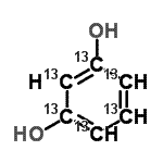 CAS#: 953390-31-3, 1,3-(<sup>13</sup>C<sub>6</sub>)Benzenediol