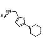 CAS#: 953409-06-8, N-Methyl-1-[5-(1-piperidinyl)-2-thienyl]methanamine