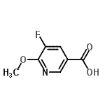 CAS#: 953780-42-2, 5-Fluoro-6-methoxynicotinic acid
