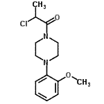 CAS 登录号：95395-48-5， 2-氯-1-[4-(2-甲氧基苯基)-1-哌嗪基]-1-丙酮