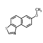 CAS#: 95468-65-8, 7-Methoxynaphtho[1,2-d][1,3]thiazole