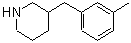 CAS#: 955287-64-6, 3-(3-Methylbenzyl)piperidine