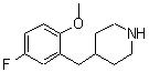 CAS#: 955314-86-0, 4-(5-Fluoro-2-methoxybenzyl)piperidine