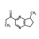 CAS#: 95576-07-1, 1-(7-Methyl-6,7-dihydro-5H-cyclopenta[b]pyrazin-2-yl)-1-propanone
