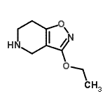 CAS#: 95579-18-3, 3-Ethoxy-4,5,6,7-tetrahydro[1,2]oxazolo[4,5-c]pyridine