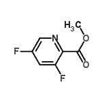 CAS 登录号：955885-64-0， 甲基3,5-二氟-2-吡啶羧酸酯
