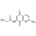 CAS#: 956281-00-8, N-(2-Methyl-5,8-dioxo-5,8-dihydro-7-quinolinyl)propanamide