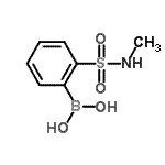 CAS 登录号：956283-09-3， [2-(甲基氨基磺酰基)苯基]硼酸
