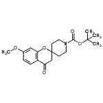 CAS#: 956604-98-1, 2-Methyl-2-propanyl 7-methoxy-4-oxo-3,4-dihydro-1'H-spiro[chromene-2,4'-piperidine]-1'-carboxylate
