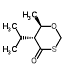 CAS#: 95679-65-5, (5R,6R)-5-Isopropyl-6-methyl-1,3-oxathian-4-one