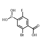CAS#: 957034-89-8, 2-Bromo-4-(dihydroxyboryl)-5-fluorobenzoic acid