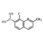 CAS#: 957035-06-2, (8-Fluoro-2-methyl-7-quinolinyl)boronic acid