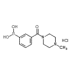 CAS#: 957060-92-3, {3-[(4-Methyl-1-piperazinyl)carbonyl]phenyl}boronic acid hydrochloride (1:1)