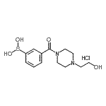CAS#: 957060-95-6, (3-{[4-(2-Hydroxyethyl)-1-piperazinyl]carbonyl}phenyl)boronic acid hydrochloride (1:1)