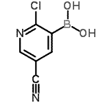 CAS 登录号：957060-96-7， (2-氯-5-氰基-3-吡啶基)硼酸
