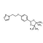 CAS#: 957061-20-0, 1-{2-[4-(4,4,5,5-Tetramethyl-1,3,2-dioxaborolan-2-yl)phenoxy]ethyl}-1H-pyrazole