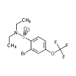 CAS#: 957062-75-8, 2-Bromo-N,N-diethyl-4-(trifluoromethoxy)benzenesulfonamide