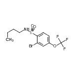 CAS#: 957062-76-9, 2-Bromo-N-butyl-4-(trifluoromethoxy)benzenesulfonamide