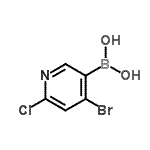 CAS#: 957062-85-0, (4-Bromo-6-chloro-3-pyridinyl)boronic acid