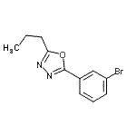 CAS 登录号：957065-95-1， 2-(3-溴苯基)-5-丙基-1,3,4-恶二唑