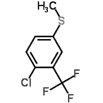CAS 登录号：957066-04-5， 1-氯-4-(甲硫基)-2-(三氟甲基)苯